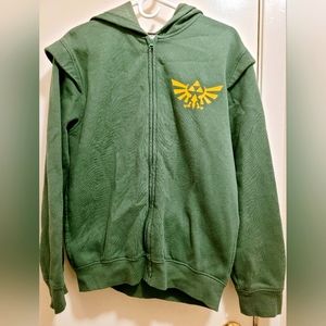 Legend of Zelda Link Costume Unisex Zip-up Hoodie